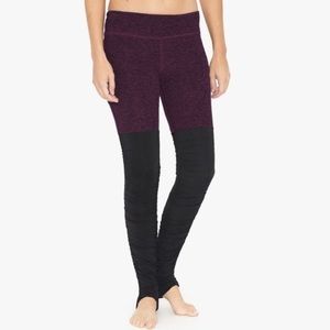 Beyond Yoga Violet Spacedye Leg Warmer Leggings